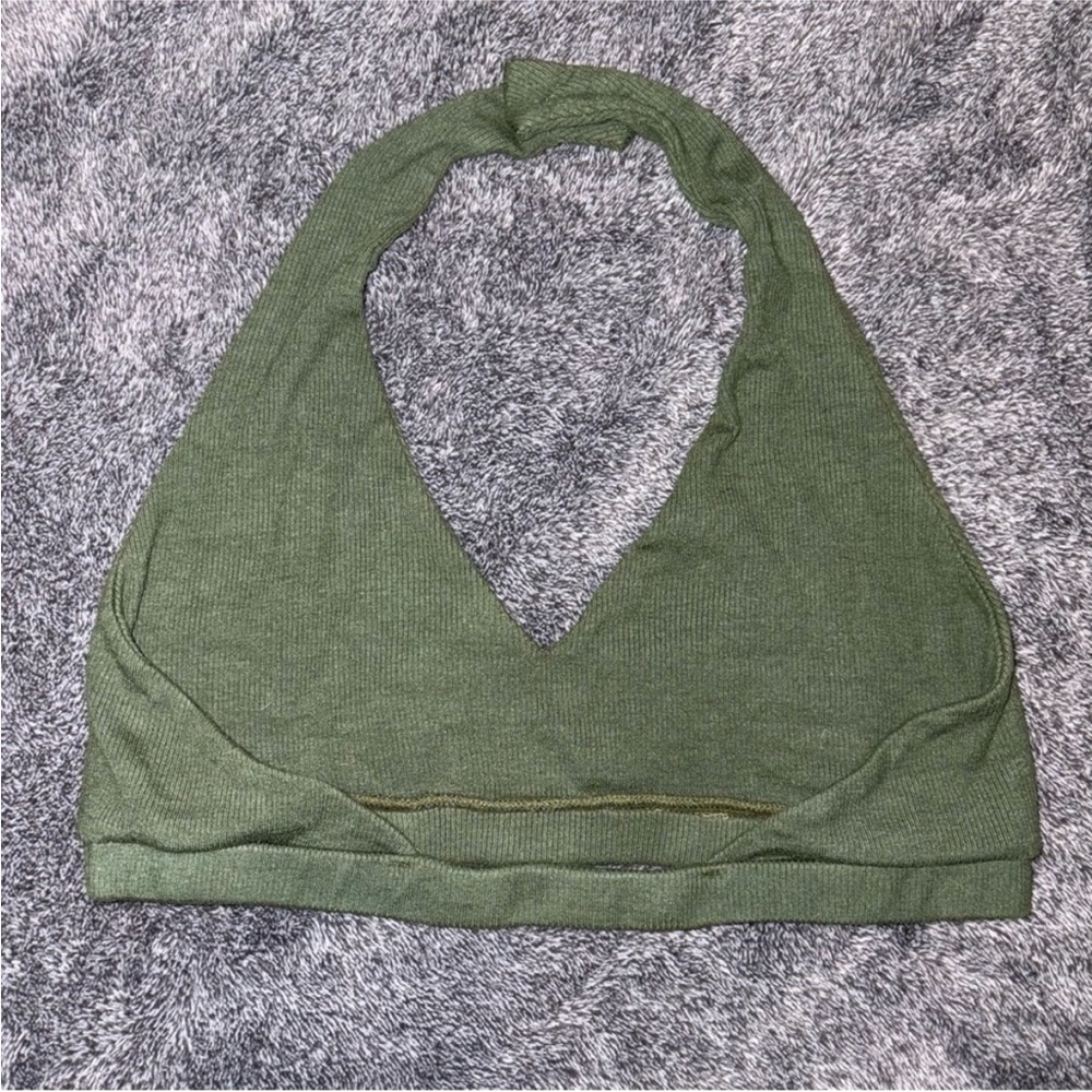 Set Active Olive Ribbed Top Set - image 4